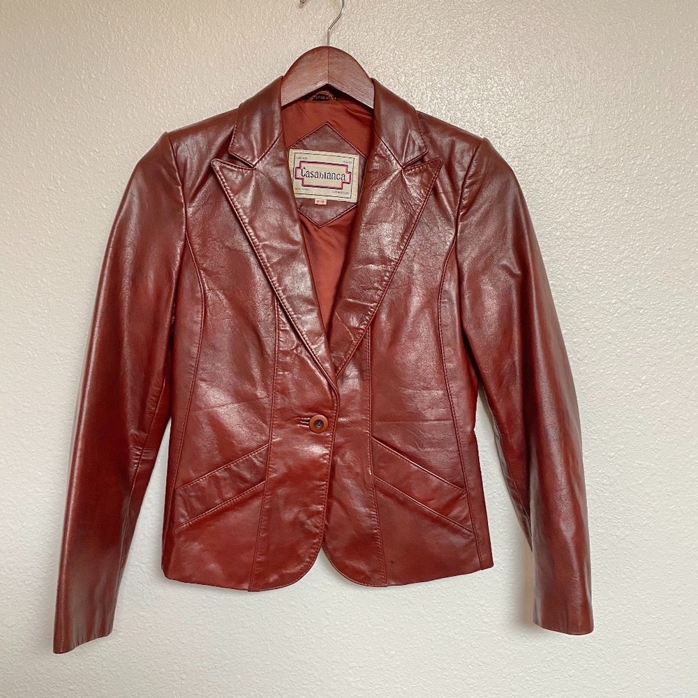 Vintage, Casablanca Leather Jacket